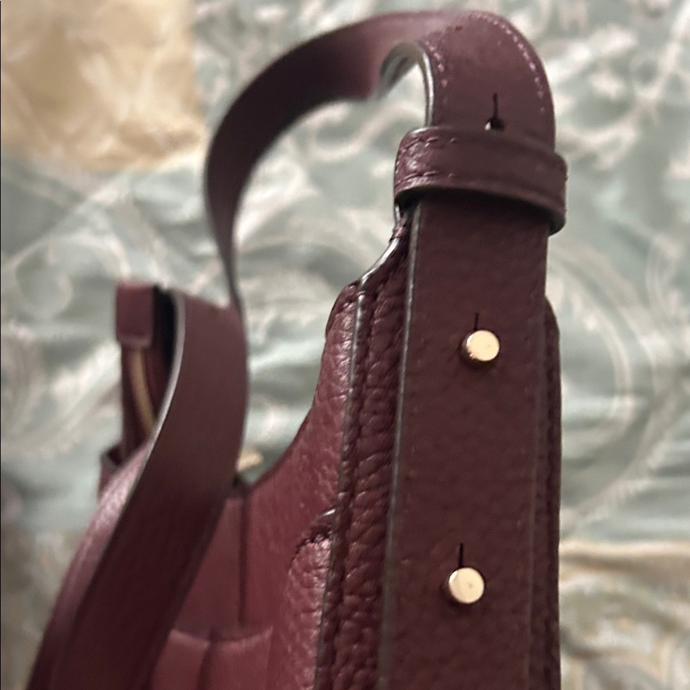 kate spade Pebbled Leather Crossbody Bag in Wine - Picture 6 of 6